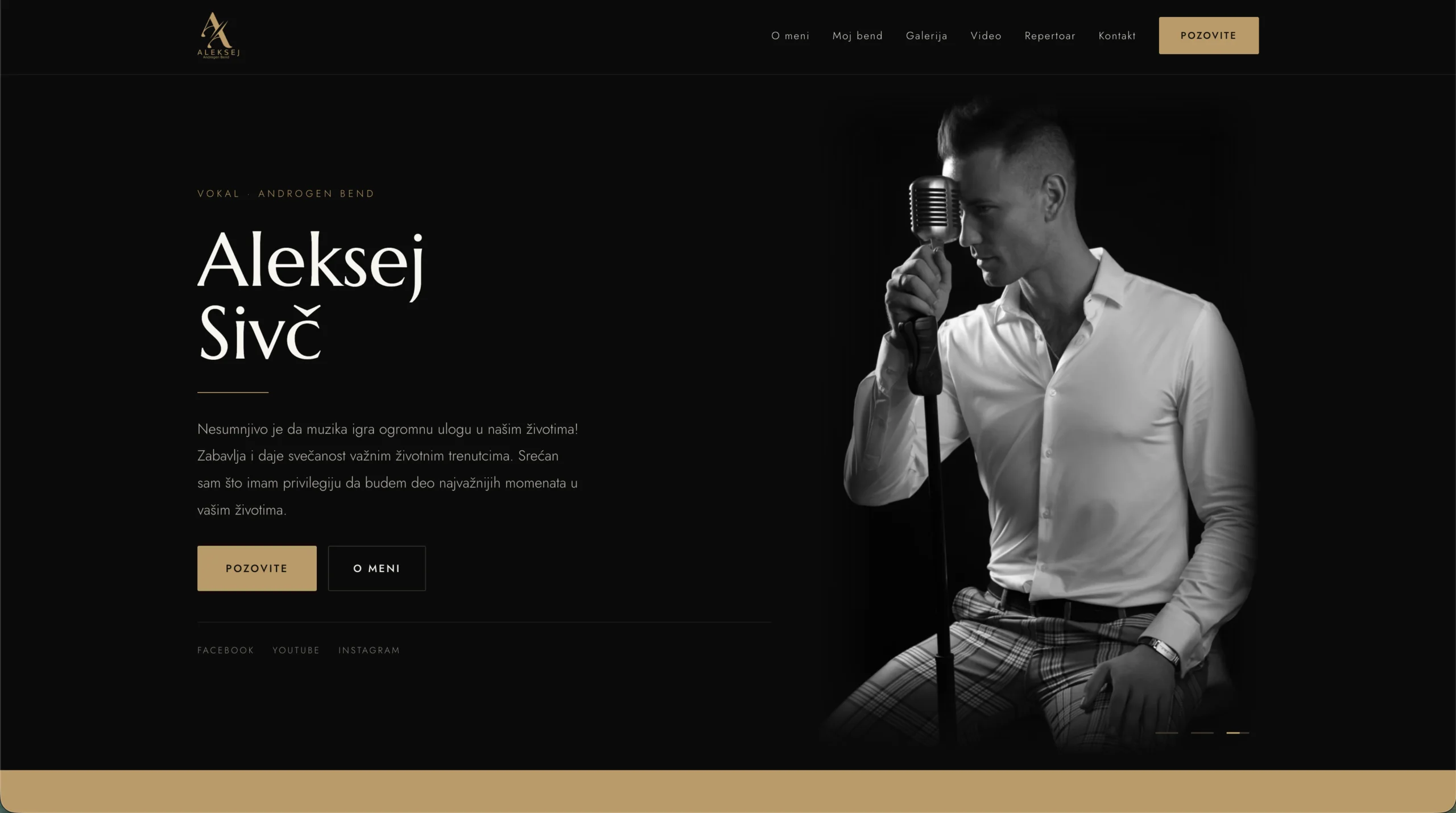 Aleksej Sivč – desktop view