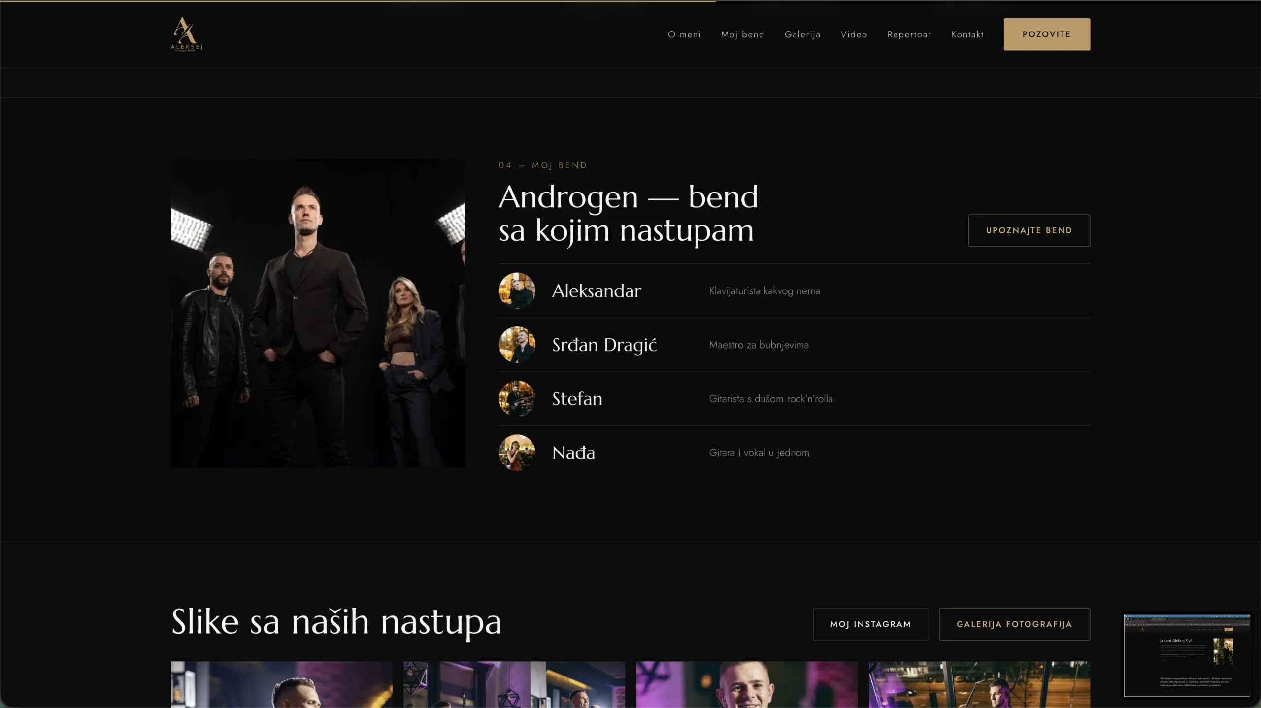 Aleksej Sivč – desktop view 3