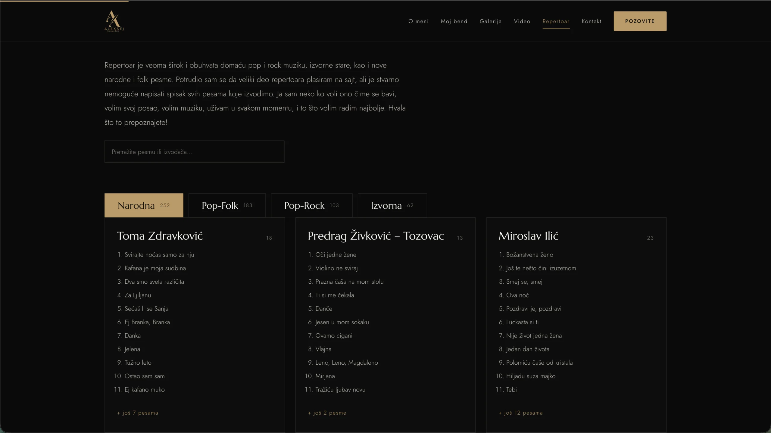 Aleksej Sivč – desktop view 5