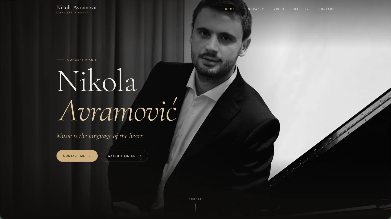 Nikola Avramović — desktop
