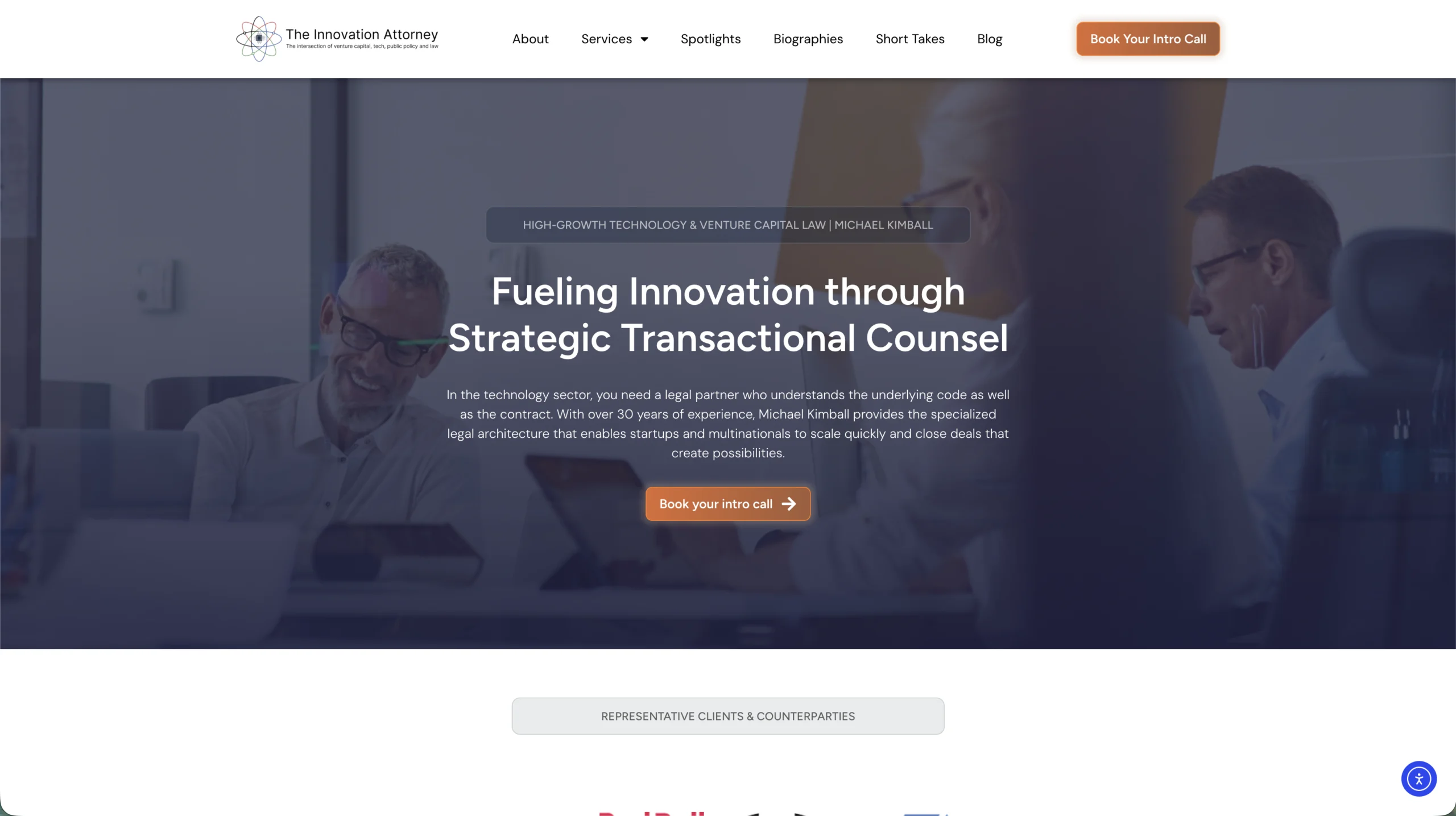 The Innovation Attorney — desktop